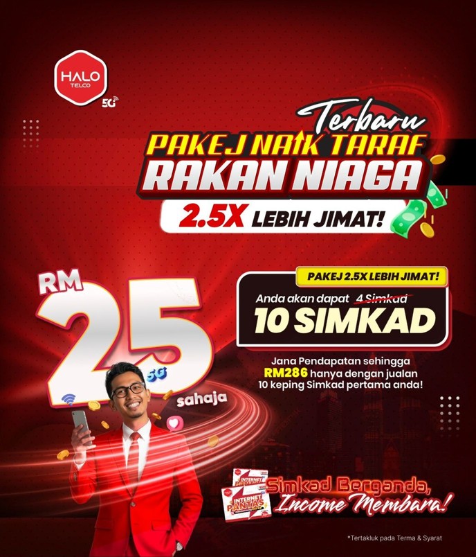 Dealer Tune Talk Komisen Tinggi rakan niaga halo telco 3 1